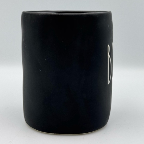 Rae Dunn Black & White “Boo” Halloween Mug with Black Inside - Picture 4 of 8